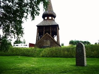 Glockenturm er Kirche von Hackås